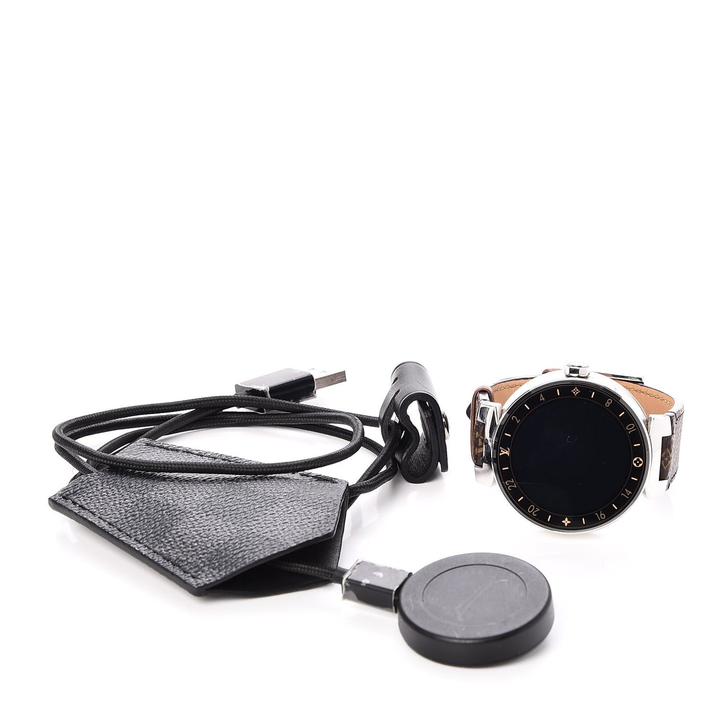 Stainless Steel Monogram Tambour Horizon 42mm Smartwatch