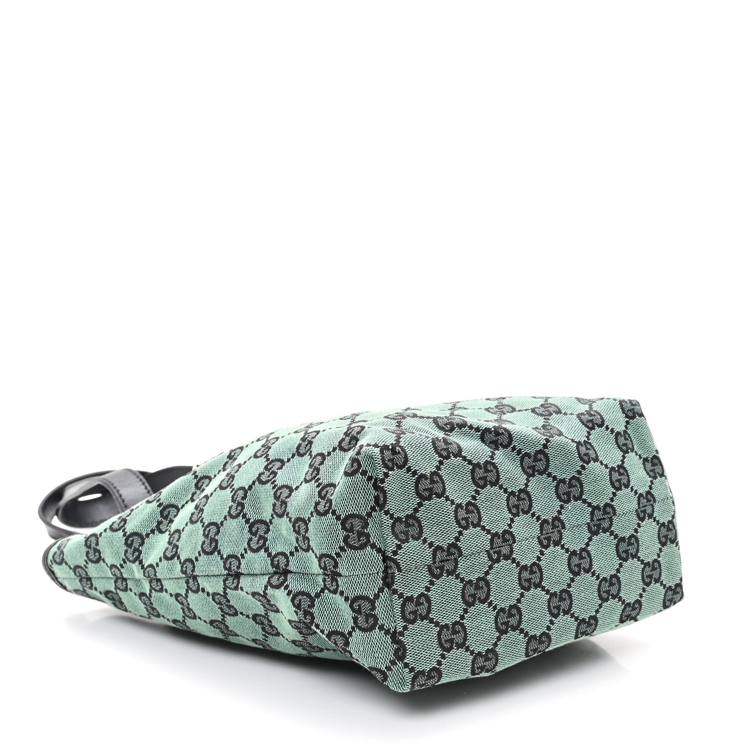 Gucci Monogram Tote Bag Green 4 of 10