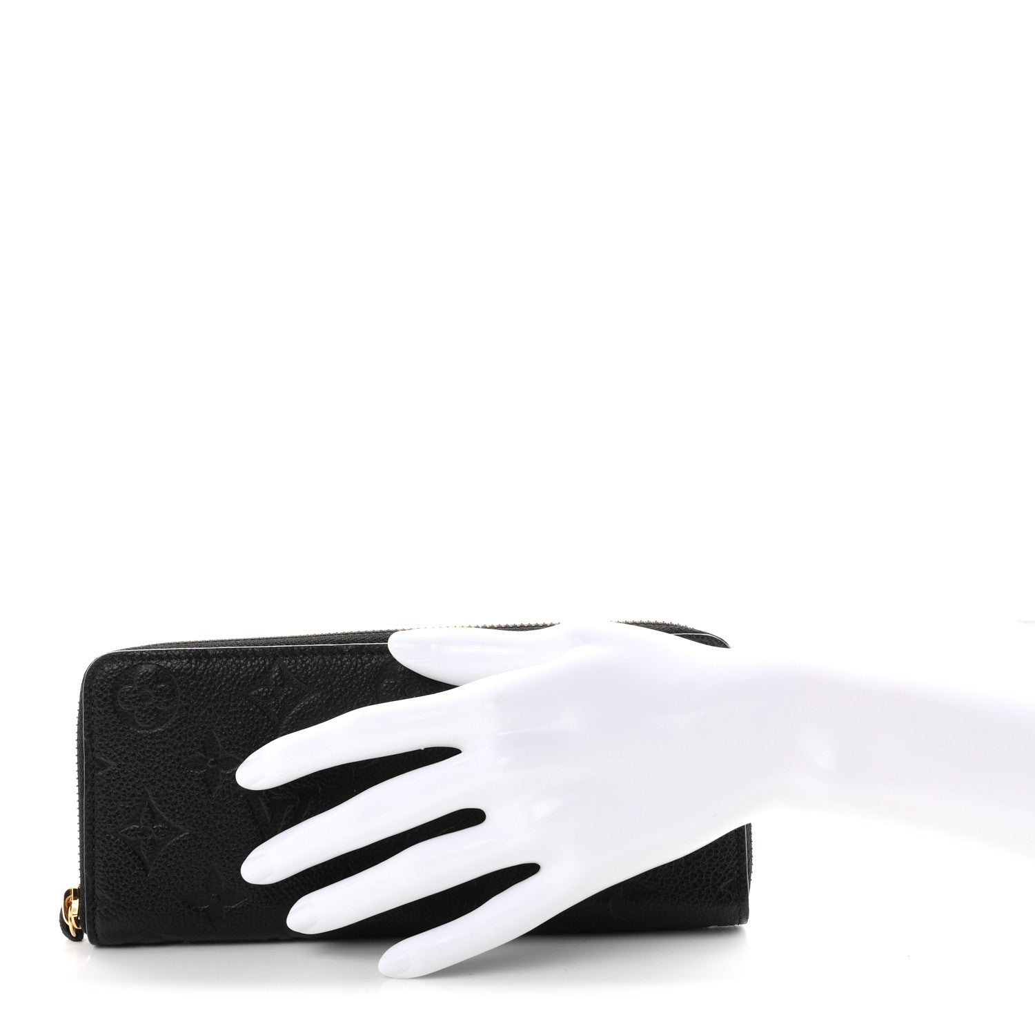 Louis Vuitton Empreinte Clemence Wallet Black 2 of 7