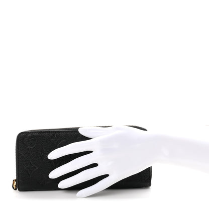 Louis Vuitton Empreinte Clemence Wallet Black 2 of 7