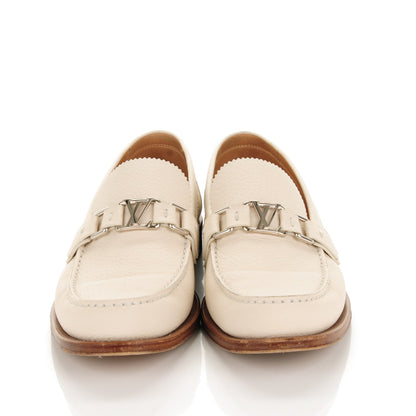 Louis Vuitton Mens Calfskin Major Loafers 7 White 2 of 7