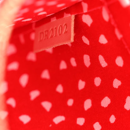 Louis Vuitton Vernis Kusama Infinity Dots Pochette Accessories Red Red 7 of 12