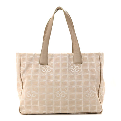 Chanel Nylon Medium Travel Tote Beige 1 of 15
