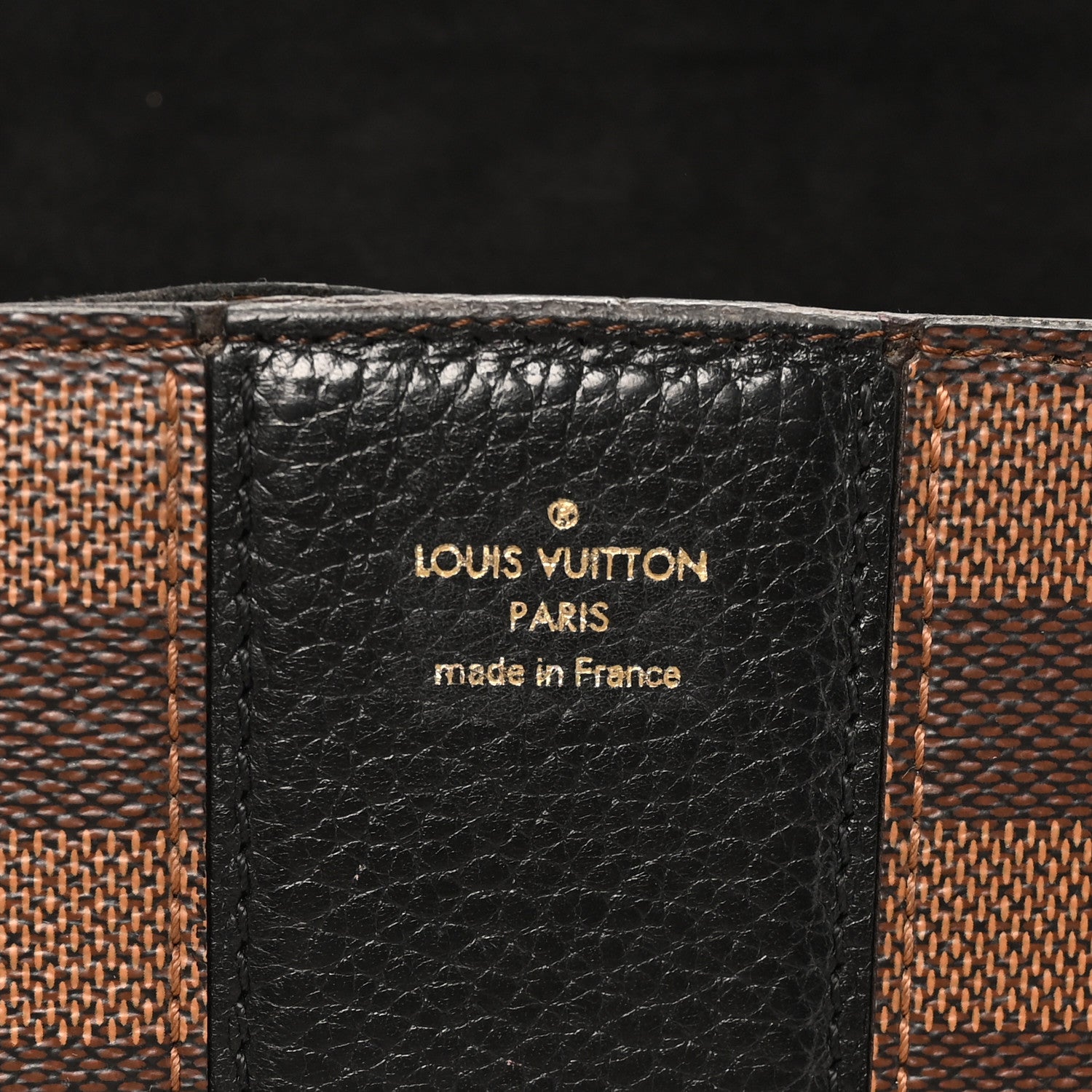 Louis Vuitton Damier Ebene Cuir Taurillon Wight Black 6 of 12