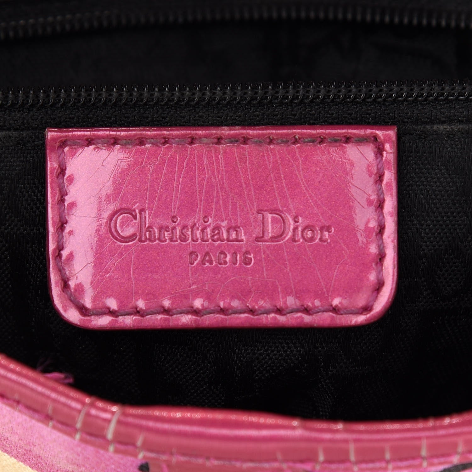 Christian Dior Canvas Filth Saddle Bag Multicolor 6 of 15