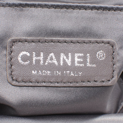 Chanel Calfskin Crackled CC Mix Frame Clutch Gold Silver 7 of 8