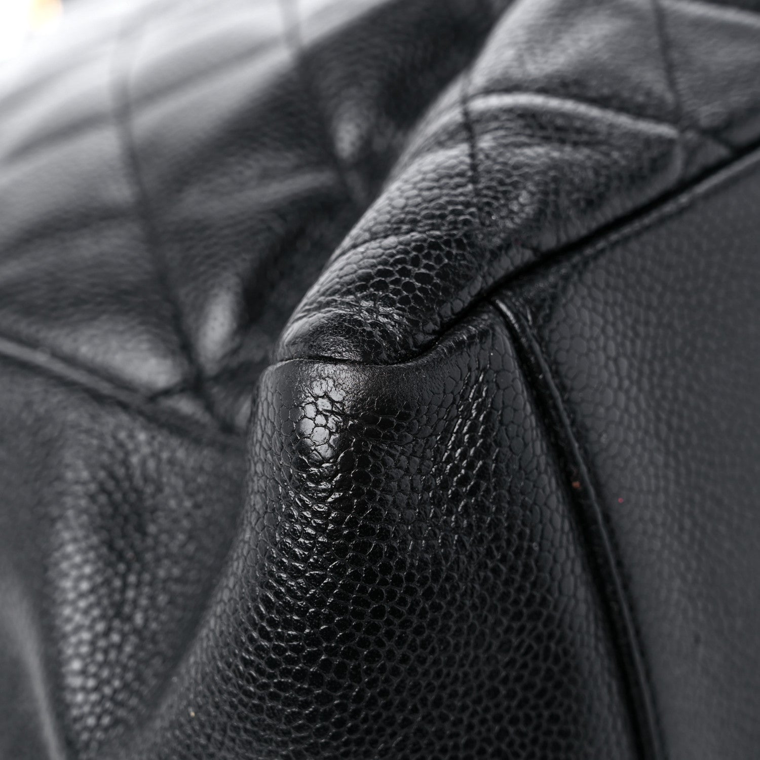 Chanel Caviar Quilted Grand Shopping Tote GST Black 8 of 15