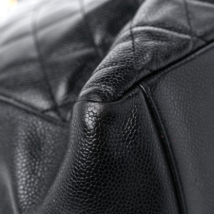Chanel Caviar Quilted Grand Shopping Tote GST Black 8 of 15