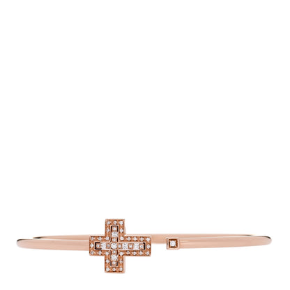 Damiani 18K Pink Gold Diamond Belle Epoque Bracelet 1 of 5