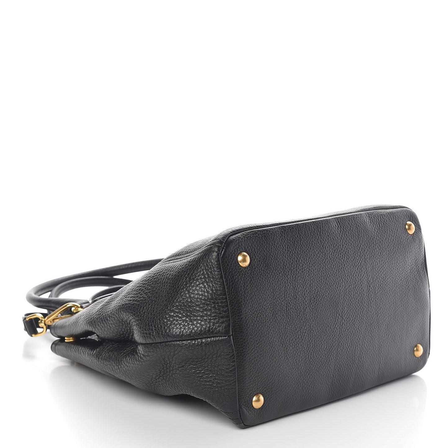 Vitello Daino Tote Black