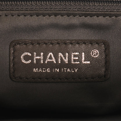 Chanel Glazed Caviar Pocket In The City Tote Black 7 of 8
