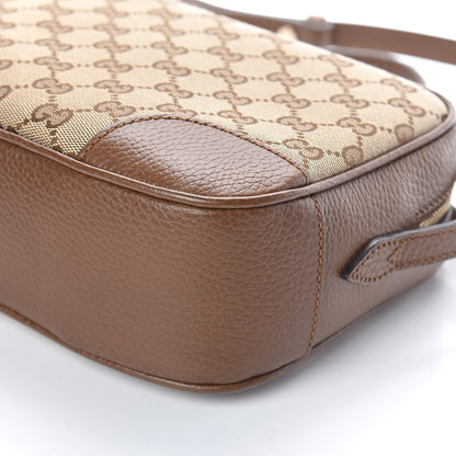 Gucci Monogram Mini Bree Messenger Bag Beige Tabacco 9 of 9