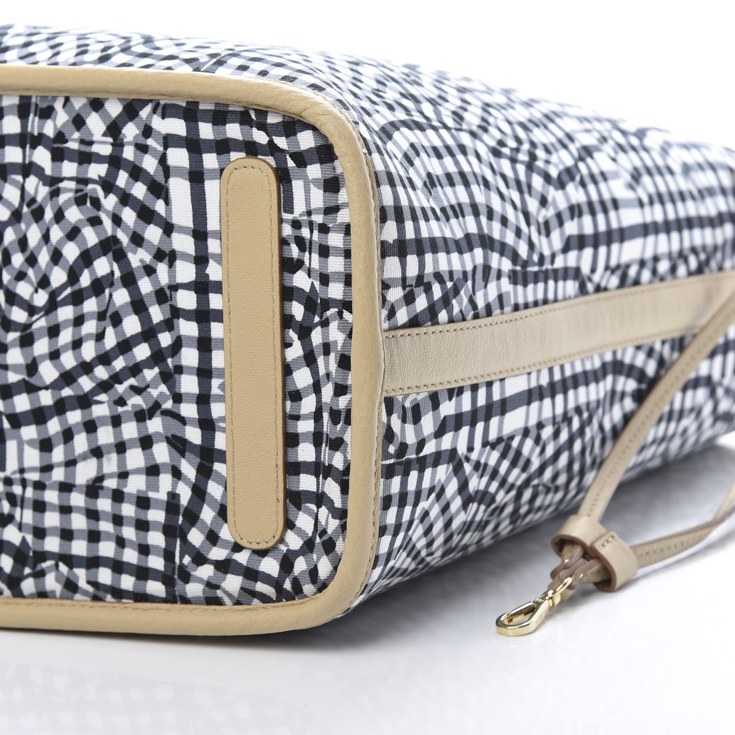 Metallic Visetos Medium Liz Reversible Shopper Tote Gold