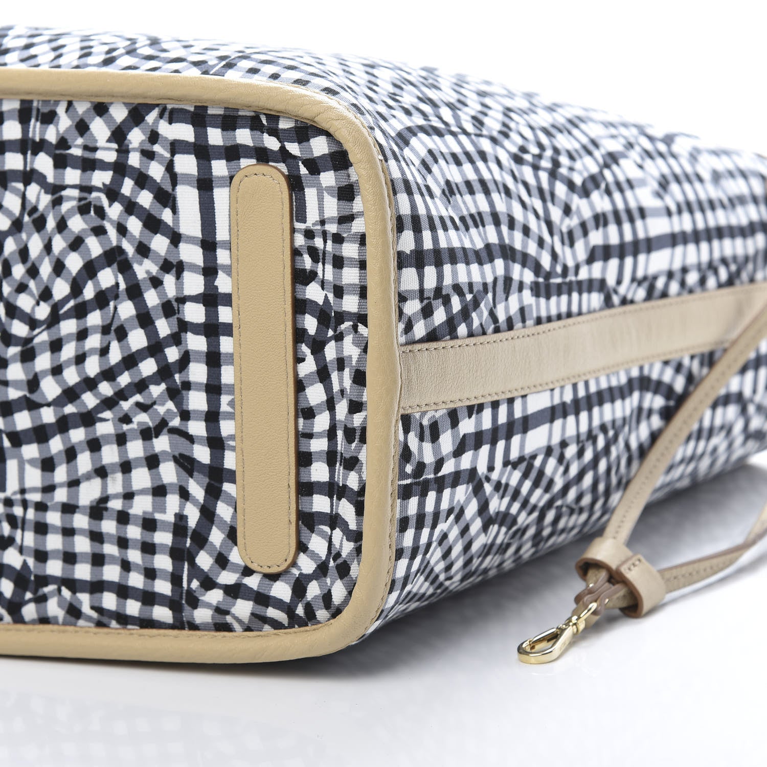 MCM Metallic Visetos Medium Liz Reversible Shopper Tote Gold 14 of 14