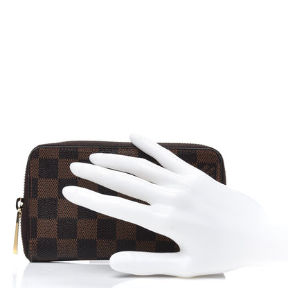Louis Vuitton Damier Ebene Compact Zippy Wallet 2 of 12