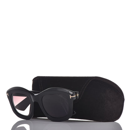 Tom Ford Julia Sunglasses TF582 Black 7 of 7