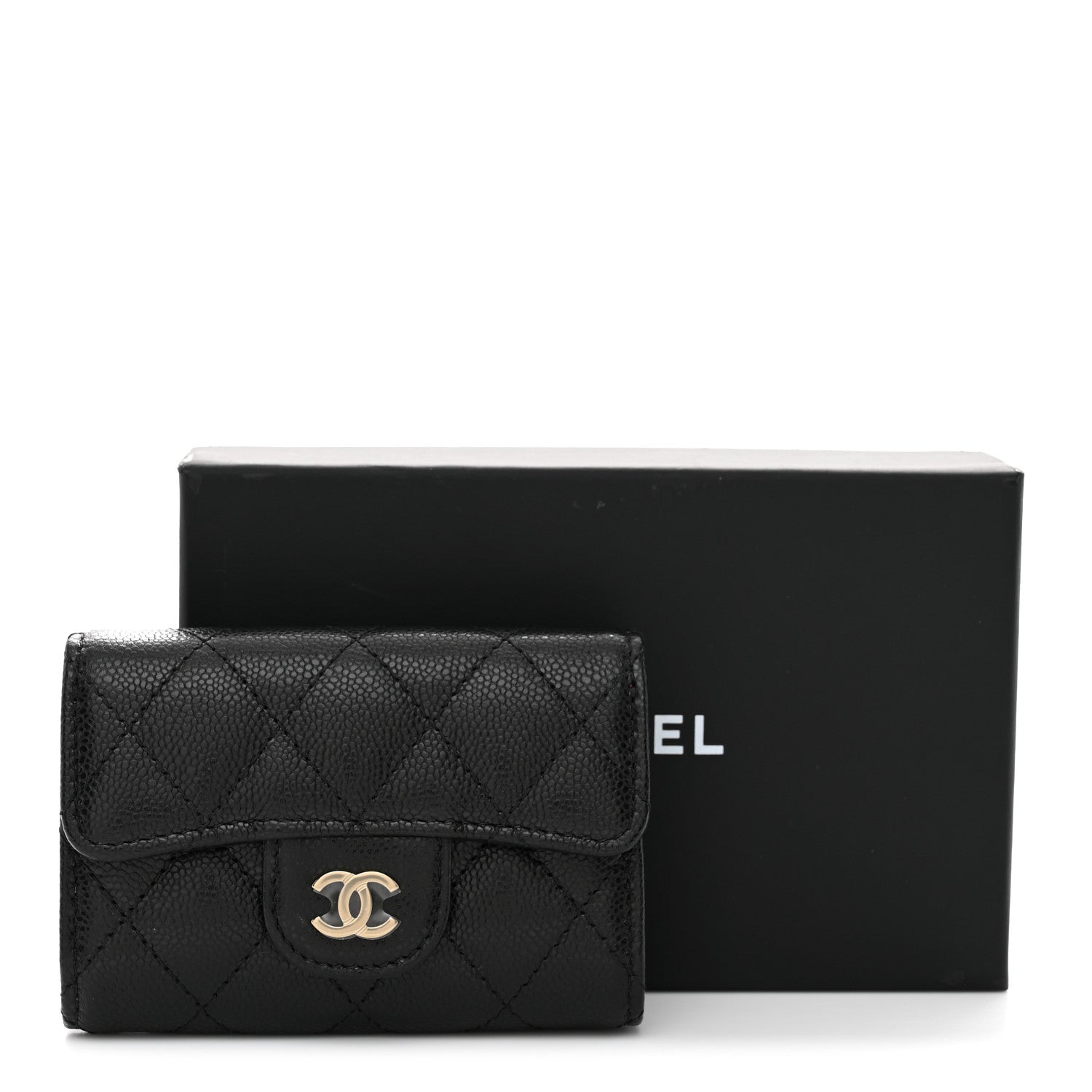 Chanel Caviar Quilted Classic 4 Key Holder Wallet Black 8 of 8