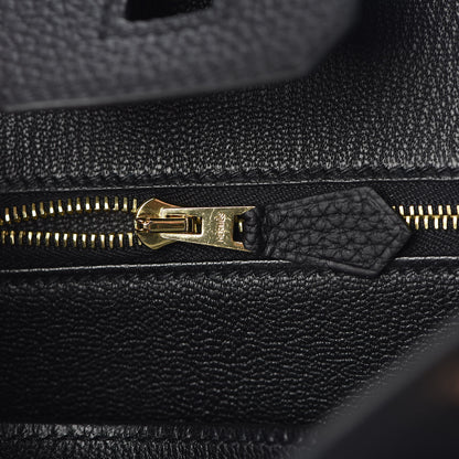 Hermes Togo Birkin 25 Black 13 of 37