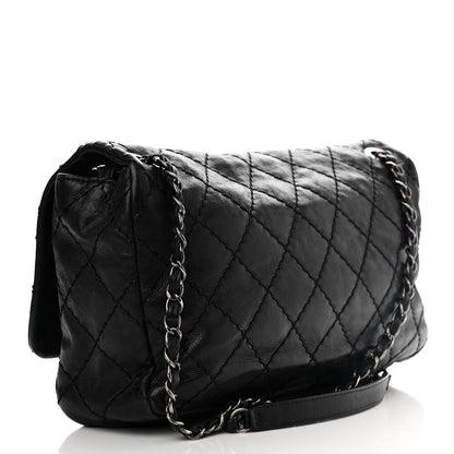 Chanel Calfskin Medium Natural Beauty Flap Black 3 of 12