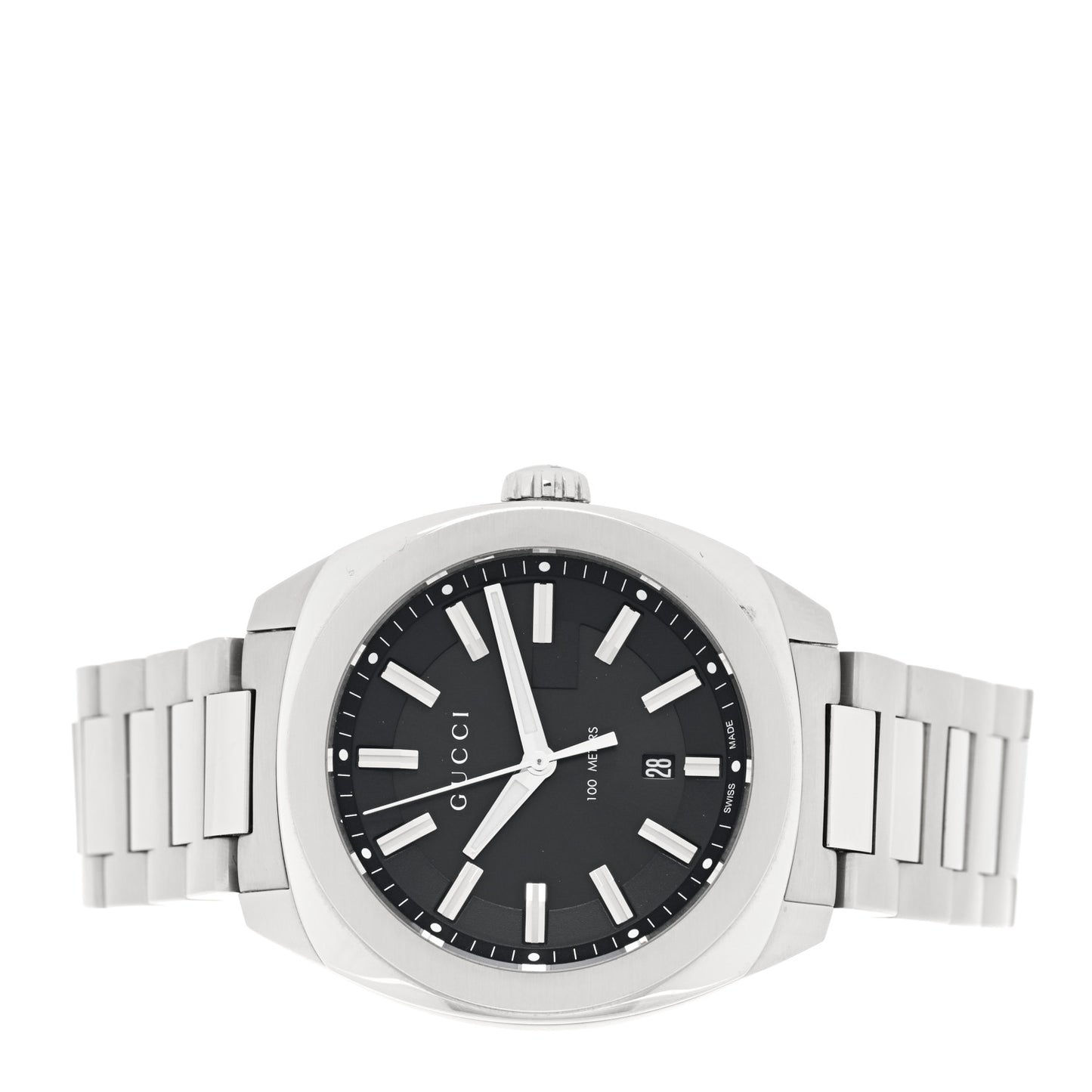 Stainless Steel 40mm GG2570 Quartz Watch Black