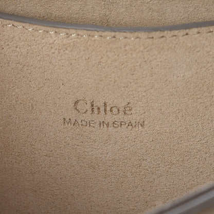 Chloe Ostrich Calfskin Small Faye Shoulder Bag Light Brown 9 of 10