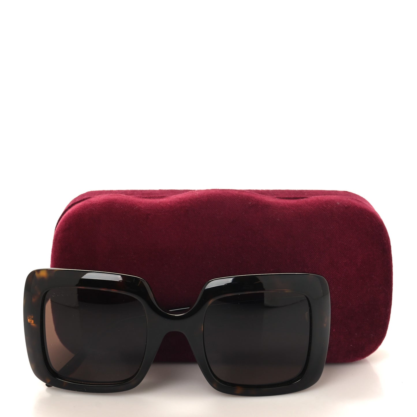 Acetate Square Frame Sunglasses GG0896S Tortoise