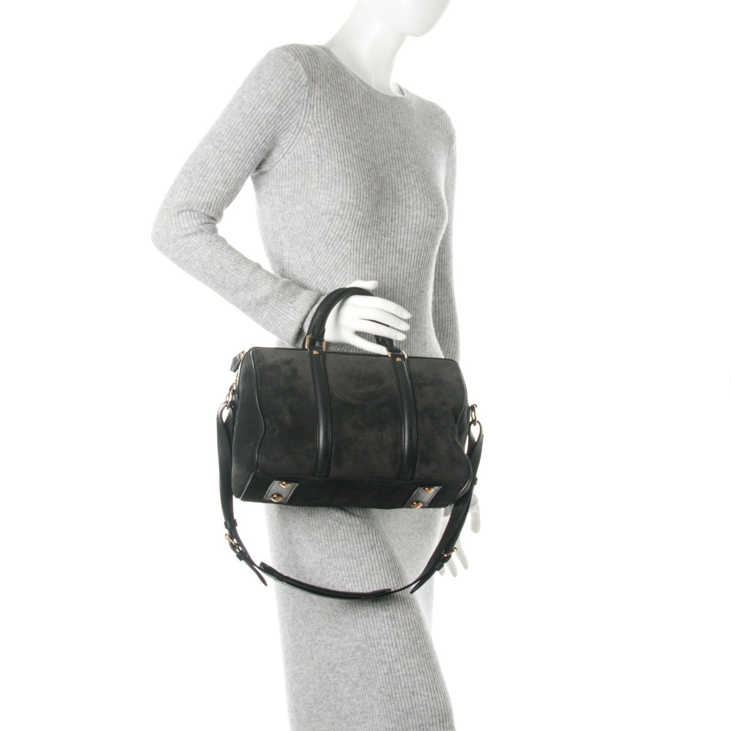 Suede Calfskin SC Bag PM Asphalt
