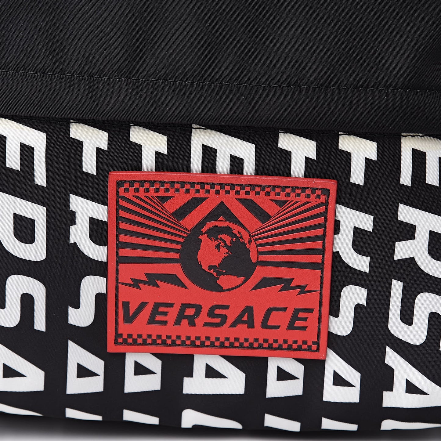 Nylon St. Speed Logo Backpack Black Geranio