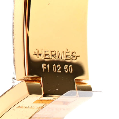 Hermes Enamel Narrow Clic Clac H Bracelet PM White 3 of 4
