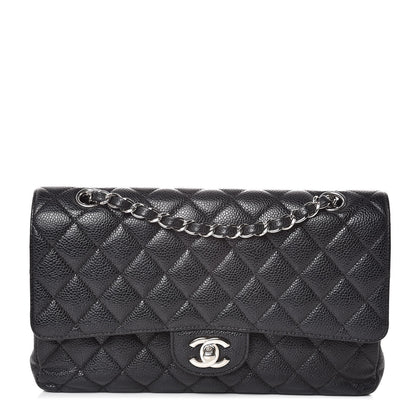 Chanel Caviar Quilted Medium Double Flap Black 1 of 7