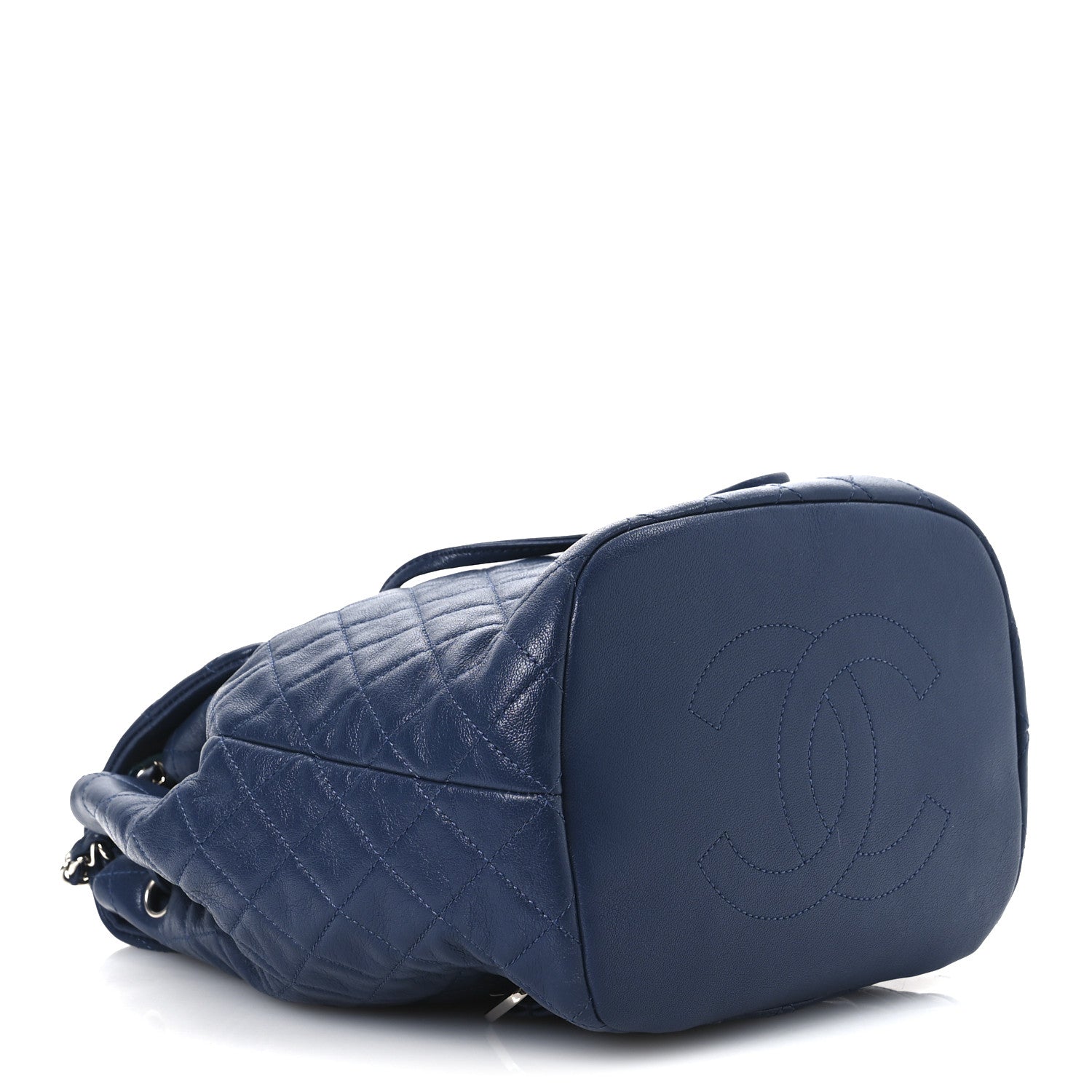 Chanel Calfskin Quilted Small Urban Spirit Backpack Blue 1712893
