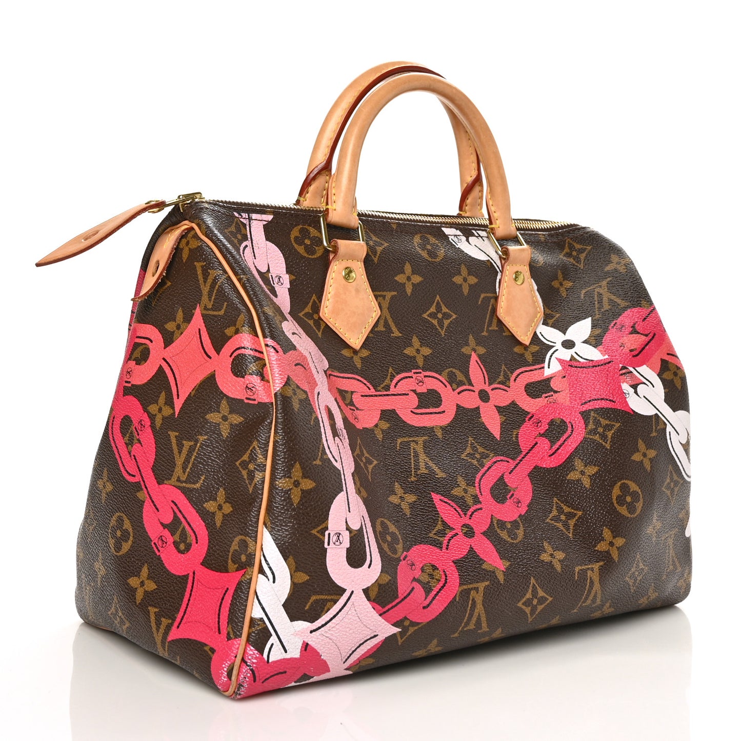 Monogram Bay Speedy 30 Rose Ballerine Poppy
