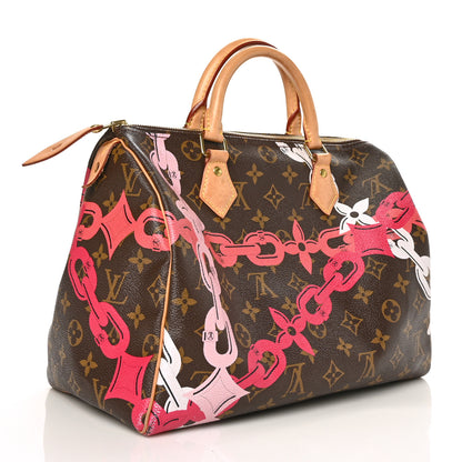 Louis Vuitton Monogram Bay Speedy 30 Rose Ballerine Poppy 3 of 7