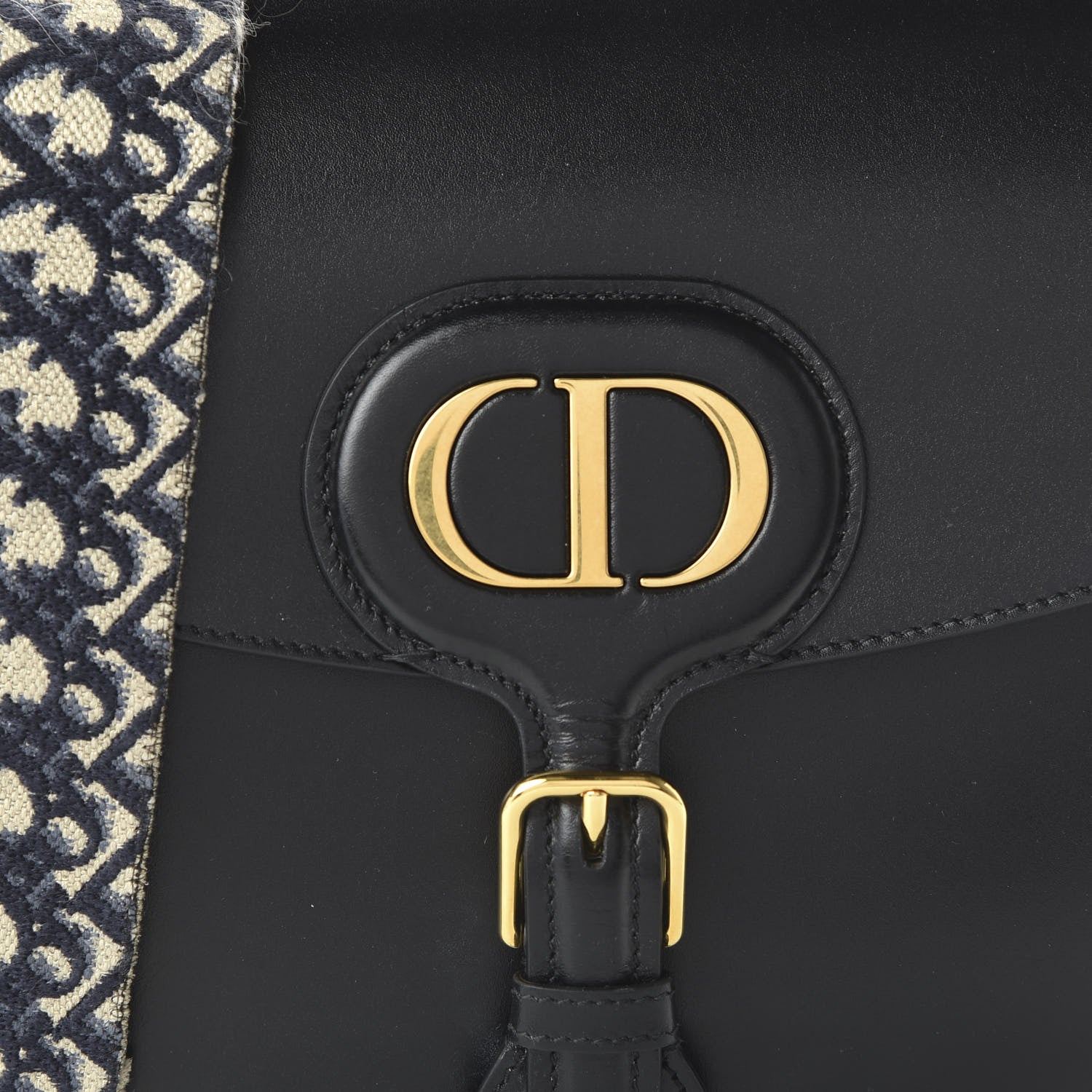 Christian Dior Box Calfskin Large Bobby Flap Black 9 of 10