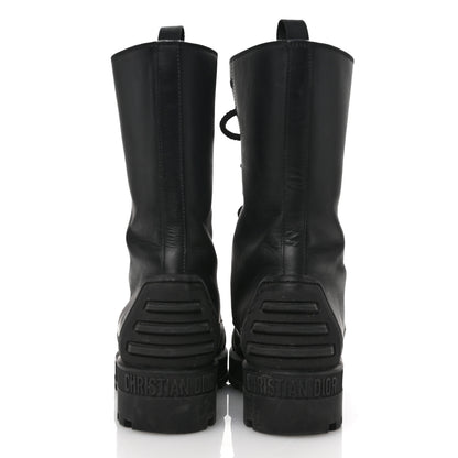Christian Dior Calfskin Rubber DiorIron Boots 35.5 Black 6 of 10