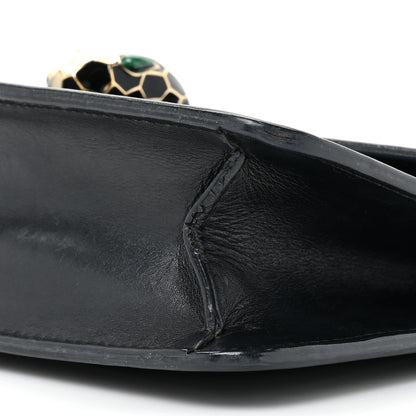 Bulgari Calfskin Serpenti Forever Crossbody Bag Black 9 of 21