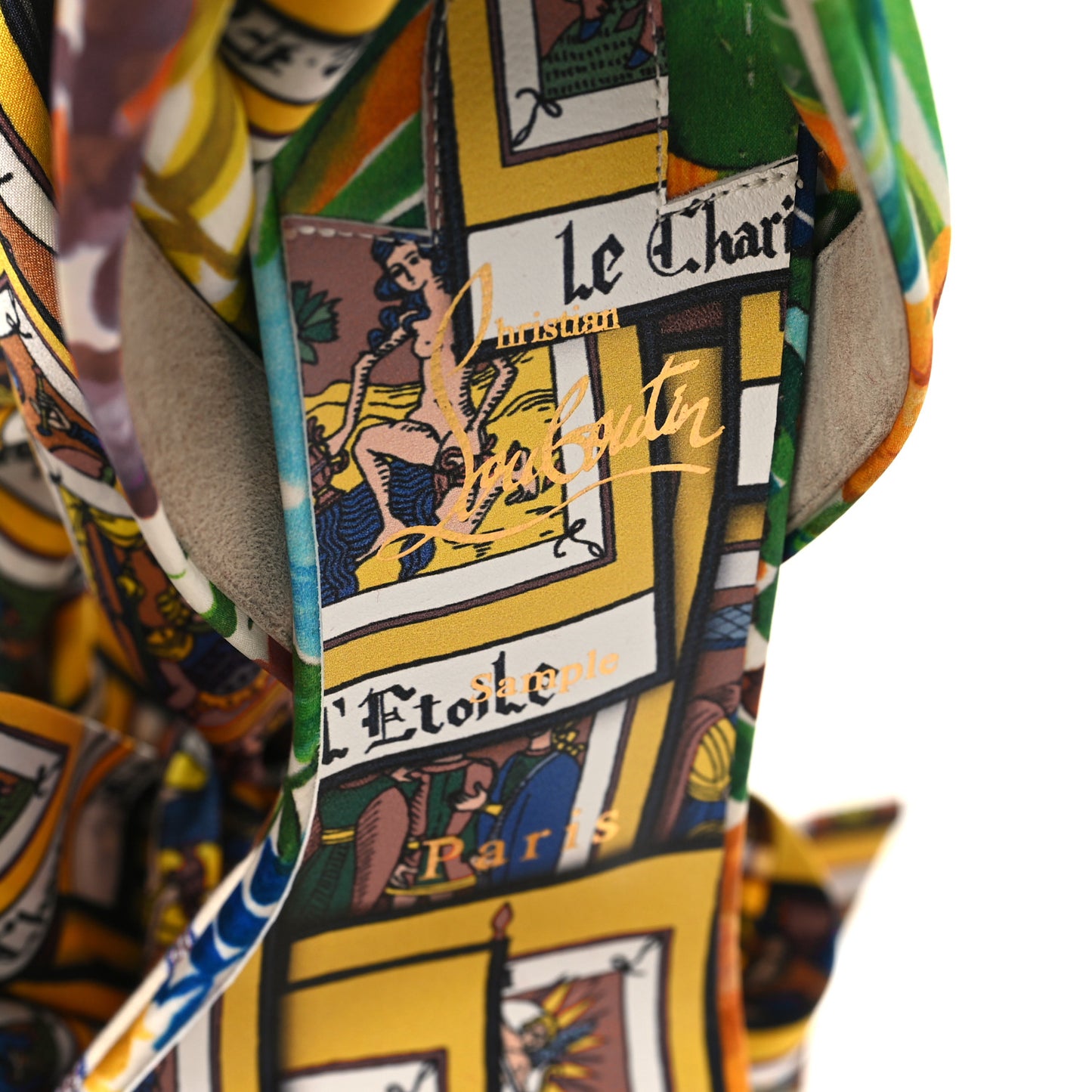 Crepe Satin Du Desert 130 Platform Sandal 37 Version Multicolor