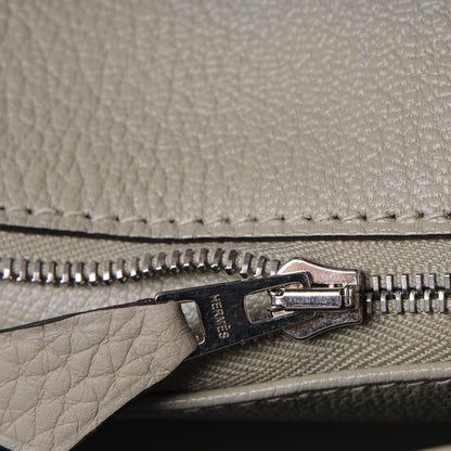 Hermes Taurillon Clemence Birkin 35 Sauge 16 of 32
