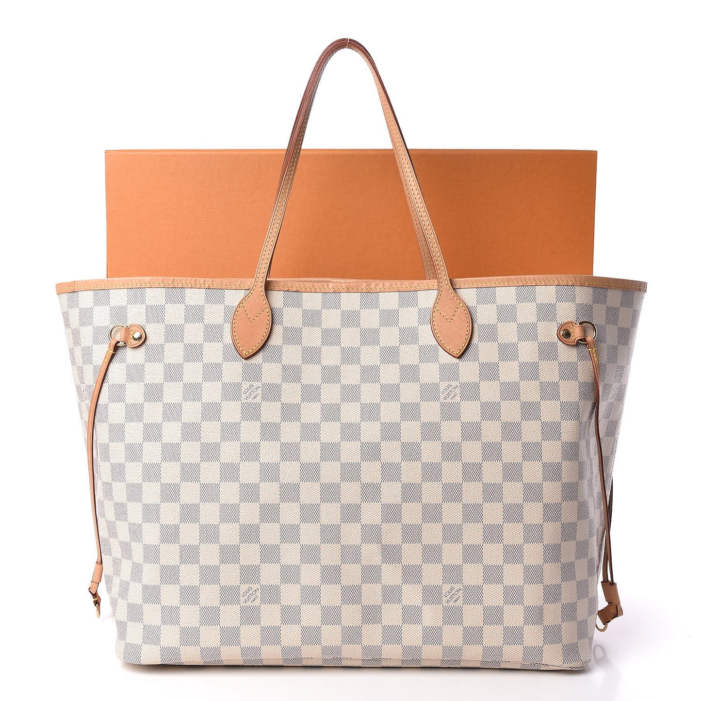 Damier Azur Neo Neverfull GM Rose Ballerine