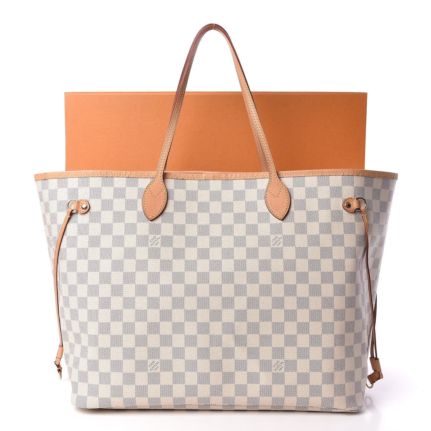 Louis Vuitton Damier Azur Neo Neverfull GM Rose Ballerine 12 of 12