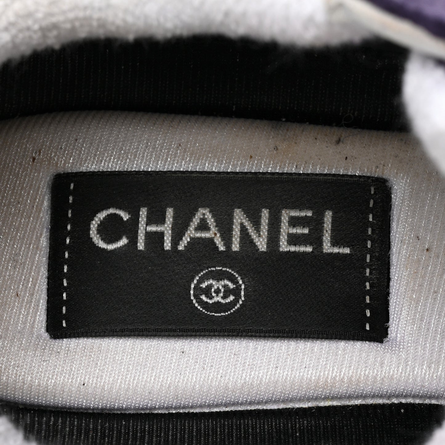 Suede Tweed Felt CC Sneakers 37 Purple