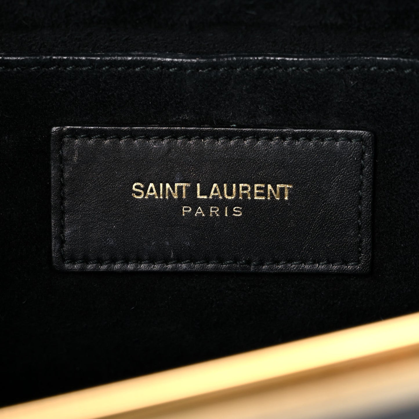 Leather Lutetia Clutch Black