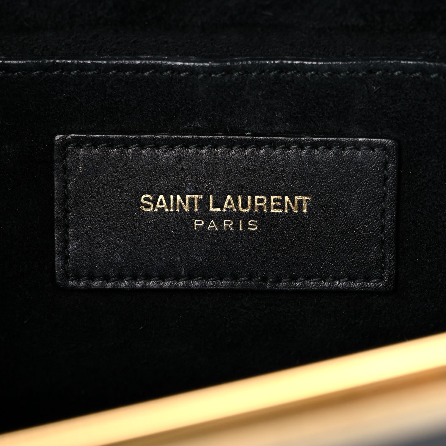 Saint Laurent Leather Lutetia Clutch Black 7 of 29