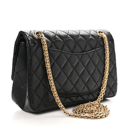 Chanel Aged Calfskin Quilted 2.55 Reissue 225 Flap Black 3 of 10