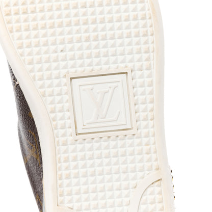 Louis Vuitton Patent Monogram Frontrow Sneakers 36 6 of 11