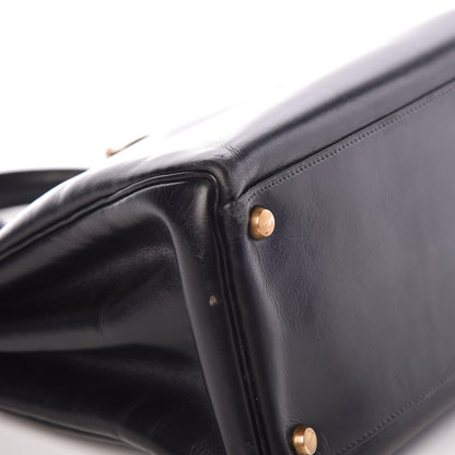 Hermes Box Kelly Retourne 32 Black 38 of 42