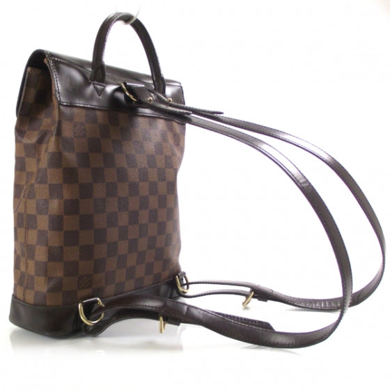 Louis Vuitton Damier Ebene Soho Backpack 3 of 9