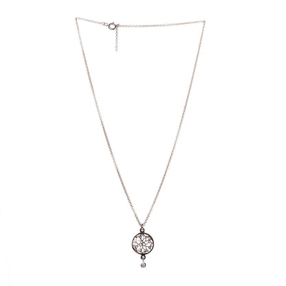 Hermes 18K Rose Gold Diamond Chaine D'Ancre Passerelle Pendant Necklace 3 of 6