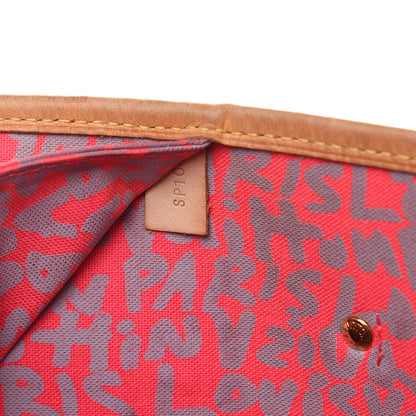 Louis Vuitton Monogram Graffiti Neverfull GM Fuchsia 7 of 22