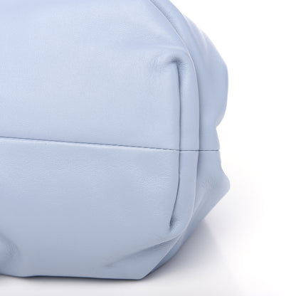 Bottega Veneta Smooth Butter Calf The Pouch Oversized Clutch Ice 8 of 9